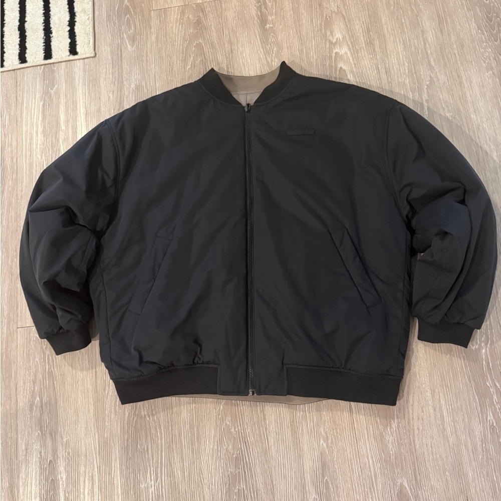 Women's Classic Black Bomber Jacket